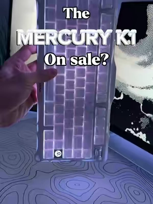 This is definitely Gravastar’s cleanest keyboard and they finally put it on sale🤩#gravastar #mercuryk1 #opalinewhite #creamykeyboard #mechanicalkeyboard 