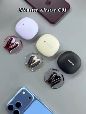 Looking for lightweight earbuds that can keep up with your workouts? These Monster earbuds feature a zero-gravity titanium ear-hook design, noise cancelling, long-lasting battery life, and a waterproof and sweatproof build. They’re comfortable for everyday wear and deliver rich, powerful sound wherever you go. #Monster #WirelessEarbuds #BluetoothEarbuds #tiktokshopstockup #Sweatproof