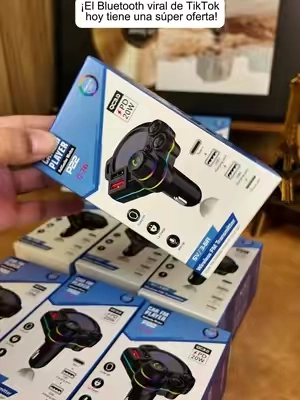 Convierte las bocinas de tu auto viejo en un potente sistema de sonido con graves profundos y audio nítido gracias a este transmisor Bluetooth que está en gran liquidación para elevar tus listas de reproducción al instante #toolupgrade #autos #coches #musica #ofertasespeciales