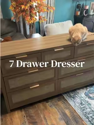 This dresser is goregous and company also sells the matching nightstands ✨ #dresser #furniture #tiktokshopcreatorpicks 