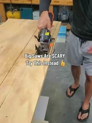 DOVAMAN Mini Circular Saw 👍👍👍 Perfect for DIY projects around the house. #powertools #DIY #circularsaw #tiktokshop #fyp 