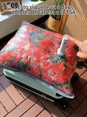Bomba de vacío rápida, ahorra espacio ideal para hogar viajes y organización de rope #WinterStorage #SpaceSaver #VacuumStorage #HomeOrganization #TrucoDeViaje