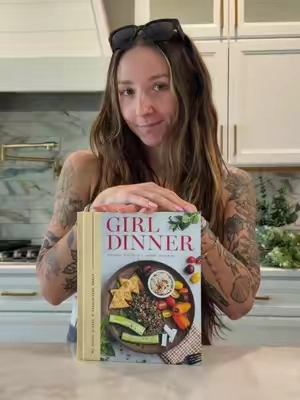 Girl dinner: a cookbook full of snack plates!! Finally a cookbook I can get behind 😭 #cooking #cookbook #giftideas #tiktokshopstockup #girldinner 