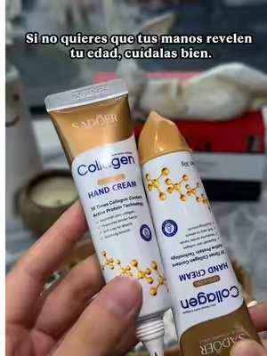 La crema de manos con colágeno que vuelven a comprar — suave, no pegajosa, aroma relajante ❤️‍🔥❤️‍🔥#handcare #skincare #BeautyTok #kbeauty #fyp 