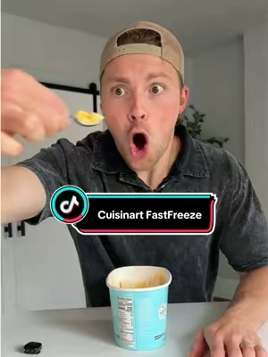 Cuisinart made it easy to enjoy homemade ice cream 😋 #homeadeicecream #icecream #proteinicecream #dessert #cuisinarticecreammaker 