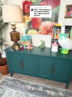 Replying to @Chloe I LOVE this cabinet so much!! Not sure why I called it a dresser. Lol. The quality is really nice and it’s gorgeous. And it’s finished with P2 led free paint. #cabinet #sideboard #homefurniture #sohochic #tiktokshopstockup 