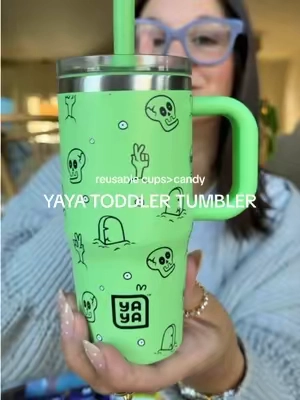 the cutest boo basket stuffers🥹👻  @GetYaYa #tumbler #tumblers #tiktokshopstockup #kidstumbler #kidscup 