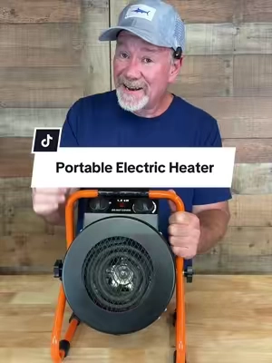 VEVOR 1500W Electric Greenhouse Heater with Thermostat, Fire-Resist Tube, 25° Adjustable Angle, IPX4 Rating, Overheat Shut-Off, Fan+Heat Modes, Heat+Ventilate Function, Durable Plastic Heating System, Portable Handle for Grow Tent, Home Use #electricheater #heater #portableheaters #tiktokshopcreatorpicks #tiktokshoprestock @VEVOR Home Improvement 