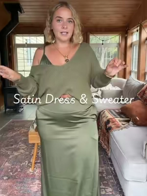 @Likemychoice Global #dress #satindress #falloutfits #fallfashiontrends #sohochic 