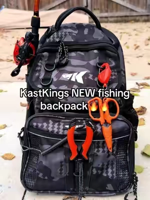 This backpack is so fire🔥🔥 #kastking #fishingbackpack #fishing #tiktokshopcreatorpicks  #creatorsearchinsights 