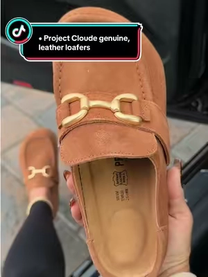 Project Cloud Women's | 100% Genuine Leather Loafers | Lightweight | Non-Slip - Holly loafers ##projectcloud##tiktokshopstockup##fallshoes##loafers##sliponshoes
