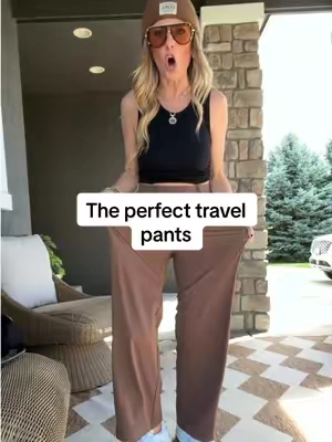 Replying to @Maddie Sue 🧸🎀⚡️ 5’2” 107# 26.5 ”waist 36.5” hips Sz:S regular 

Halara stretchy trouser pants are basically made for European travel—they look polished, feel closer to leggings, and don’t come out of your suitcase looking like a wrinkled mess. You can choose your length, dress them up with a heel or down with sneakers, and wear them from the plane to dinner without changing. 

#HalaraPants #trouserpants #europeoutfits #TikTokShopCreatorPicks #TikTokShopStockUp

@Halara_official thank you for gifting this to try 