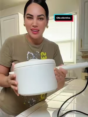 Olla eléctrica multifuncional AORAN: electrodoméstico de cocina portátil de 2,6 L con revestimiento cerámico antiadherente y control de potencia dual; ideal para dormitorios, sopas, ramen y uso en la cocina.#tiktokshopcreatorpicks #ollaelectrica #cocina #utensiliosdecocina #Home 