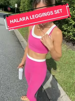 Sooo affordable when I caught it on sale! #halara #halaraeveryday #leggingsoutfit 