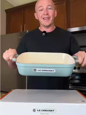 This Le Creuset enameled cast iron roaster is so nice #lecreuset #castironcooking #castironcookware #cookware @QVC, Inc 