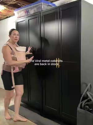 I just ordered another one 😍 #metalcabinet #storage #organizedhome