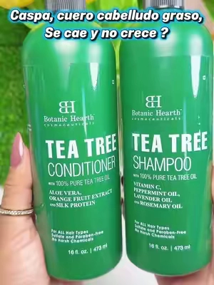 @Botanic Hearth Cosmeceuticals shampoo y acondicionador con Tea Tree #caspa #tiktokshopstockup #tiktokshopsuperbrandday  