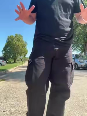 5’11” 230lb wearing a 36/32 Dickies Loose Cargos #dickies #cargopants #baggycargo #tiktokshopstockup #tiktokshopcreatorpicks 