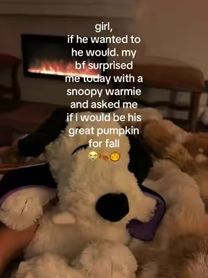 the bfs that get it get it 🍂🎃✨ @Warmies #bf #boyfriend #snoopy #warmies #ifhewantedtohewould 