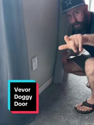 It’s a door. #doglover #petowner #doggydoor #homeimprovement #petlover 