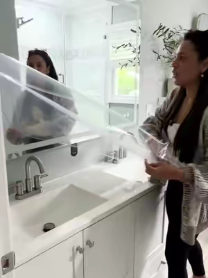 Espejo para el baño con luz LED #mirror #bed #homefurniture #casa 