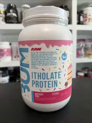 BUM ITHOLATE - Birthday Cake Protein Powder #bumitholate #rawnutrition #proteinpowder @getrawnutrition 