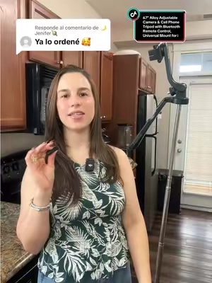 Respuesta a @🌙Jenifer🪐 envío gratis!!✅👍✨ Cámara ajustable de aleación de 67" y trípode para teléfono móvil con control remoto Bluetooth, soporte universal para dispositivos iPhone/Android, soporte portátil estable para viajes, accesorio para selfies #tripod #tripodstand #selfie #contentcreator #accessories 