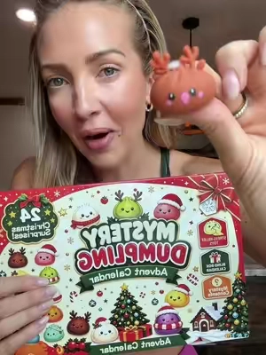 The best advent calendar for this year 😍 #christmas #adventcalendar #dumplings #dumplingsquishy 