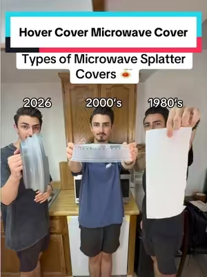 This is honestly so useful and now your microwave cover will never be in the way again #hovercover #microwavecover #kitchengadgets #KitchenHacks #kitchenapplianeces 