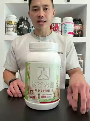 Apple Cinnamon Donut Sticks Protein Powder @RYSE  #rysesupps #littledebbie #proteinreview 