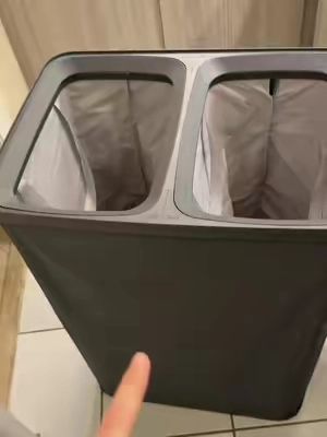 Double the size of my old laundry basket

#laundrybasket #laundryhamper #laundryhack 