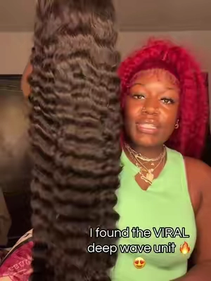 This hair so mfff teaaa 😍😍😍 get it! #deepwave #wiginfluencer #wigtutorial #wigstyling #wighair 