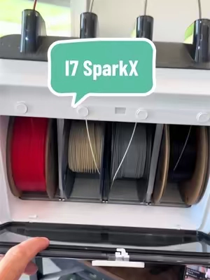 Creality SPARKX i7 Series 3D printer with optional CFS Lite setup for multicolor printing, models, crafts, and maker projects. #fallpicks #tiktokshopstockup #3DPrinter #Creality3DPrinter #Multicolor3DPrinting 