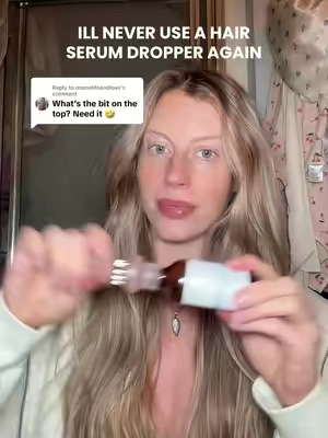Replying to @mamalifeandlove #oilapplicator #hairserum #kitsch 