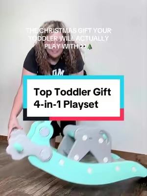The Christmas gift they’ll actually PLAY WITH past Christmas morning 😂🎄 This Costzon toddler slide playset is basically a mini playground…slide, rocker, climber AND basketball hoop all in ONE! 🏀🙌 Indoor or outdoor toddler fun + multiple ways to burn off ALLLL that energy. 🎁 @Costzon  #ToddlerChristmasGift #ToddlerPlayset #TheBestToddlerToy  #ToddlerToys #ChristmasGiftIdeasForToddlers 
