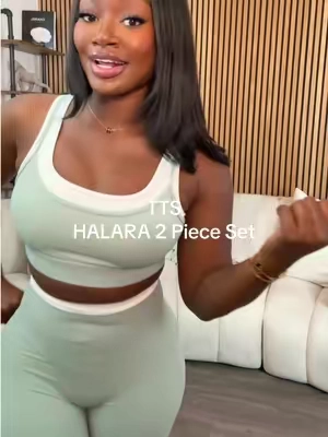 Halara tummy control 2 piece set 👏🏾👏🏾👏🏾👏🏾 #halara #2pieceset @Halara 
