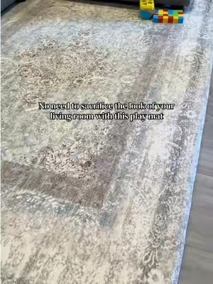A play mat I don’t mind having out 24/7!  #memoryfoam #playmat #huloosleep 