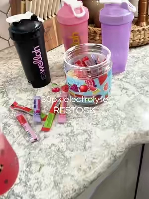 Electrolytes you’ll actually enjoy drinking 🍉🍒 #electrolytes #hydration 