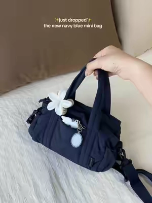 The highly requested navy is finally here!💙🫧#bagsmart #minibag #slingbag #bag #everydaybag 