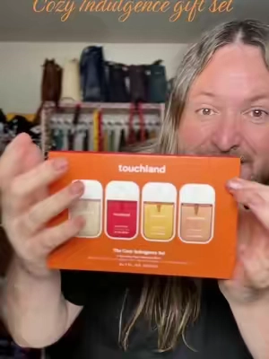 Touchland Cozy Indulgence is basically fall in a hand sanitizer. This new fall scent collection comes with four Touchland hand sanitizers in a gift box, and they smell so good I actually want to use hand sanitizer every five seconds. Such an easy fall gift idea, stocking stuffer, self care gift, or little treat for yourself. The TikTok Shop Stock Up Sale is a good time to grab the Touchland Cozy Indulgence collection while it’s available. #TikTokShopStockUp #Touchland #TouchlandHandSanitizer #FallScents #TikTokShop 