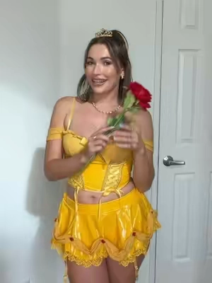 Belle Costume🥀 #halloweenideas #halloweencostume #costume #costumeideas #princesscostume