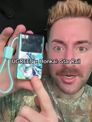 UGREEN × Honkai: Star Rail portable power bank charger. 