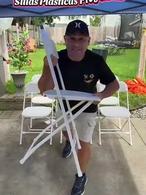 Plastic Folding Chairs with 330-Pound Capacity, Outdoor and Indoor, for Home, Office, Party #PlasticFoldingChairs #PortableChairs #FoldingChairs #tiktokshopcreatorpicks  #tiktokshopstockup