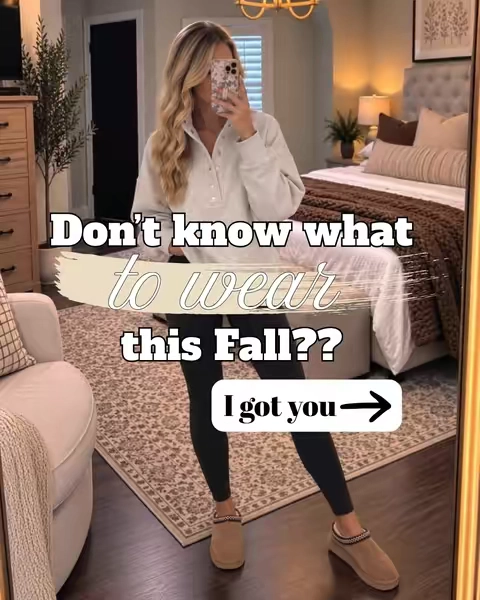 5 fall outfits you’ll actually want to wear 🍂🤎 I put together 5 easy fall outfit ideas using some of my favorite TikTok Shop fashion finds! Think cozy sweaters, cute jeans, leggings, fall layers, shoes + accessories that make getting dressed SO much easier. These are perfect for running errands, school drop-off, football games, lunch with friends, fall weekends or just everyday casual style. If you’ve been looking for affordable fall fashion, casual fall outfits, cute mom outfits, trendy fall clothes, cozy outfit ideas or TikTok Shop fashion finds…these looks are SO good. 😍 Which fall outfit would you wear first?!