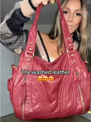 This hobo bag is giving that effortlessly cool FP look. 😍 The washed leather look, braided details, vintage hardware, and all those pockets?! 🫰Such a good everyday bag, and the deep burgundy is PERFECT for fall. 🤎🍂 #FallBag #HoboBag #FallFashion #y2kbag 