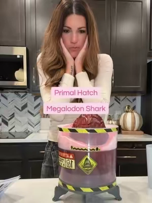 ⚠️ Save to say I wasn’t ready for this…Primal Hatch Megalodon Shark #toys #primalhatch #tiktokshopfalldealsforyou #qvcloyaltyprogram #qvctiktoksuperbrandday @QVC, Inc 