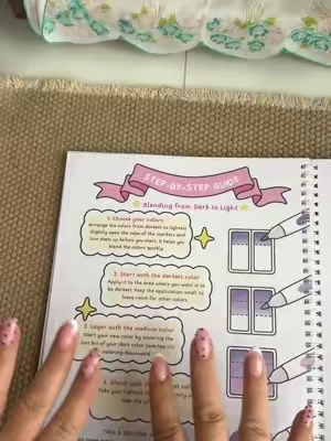 Step-by-step guide for coloring#TikTokShopCreatorPicks #tiktokshopstockup #coloring #coloringtutorial 
