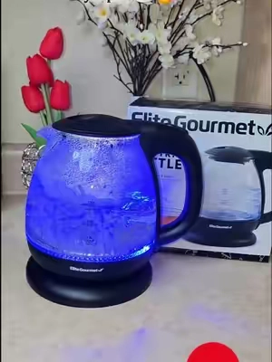 Glass Kettle 1L Auto #cafeteraelectica #glasskettle #tiktokshopstockup @QVC, Inc 