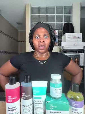 @Her Fantasy Box snapped with this Post Workout Kit 