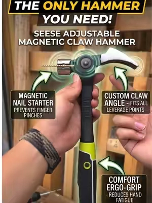 Trying to pull a long or bent nail with a fixed-angle claw usually means wrecking the wood surface. Adjusting the claw angle gives you the exact leverage you need to pull it clean.#handtools #DIY #woodworking #carpentry #toolbox 